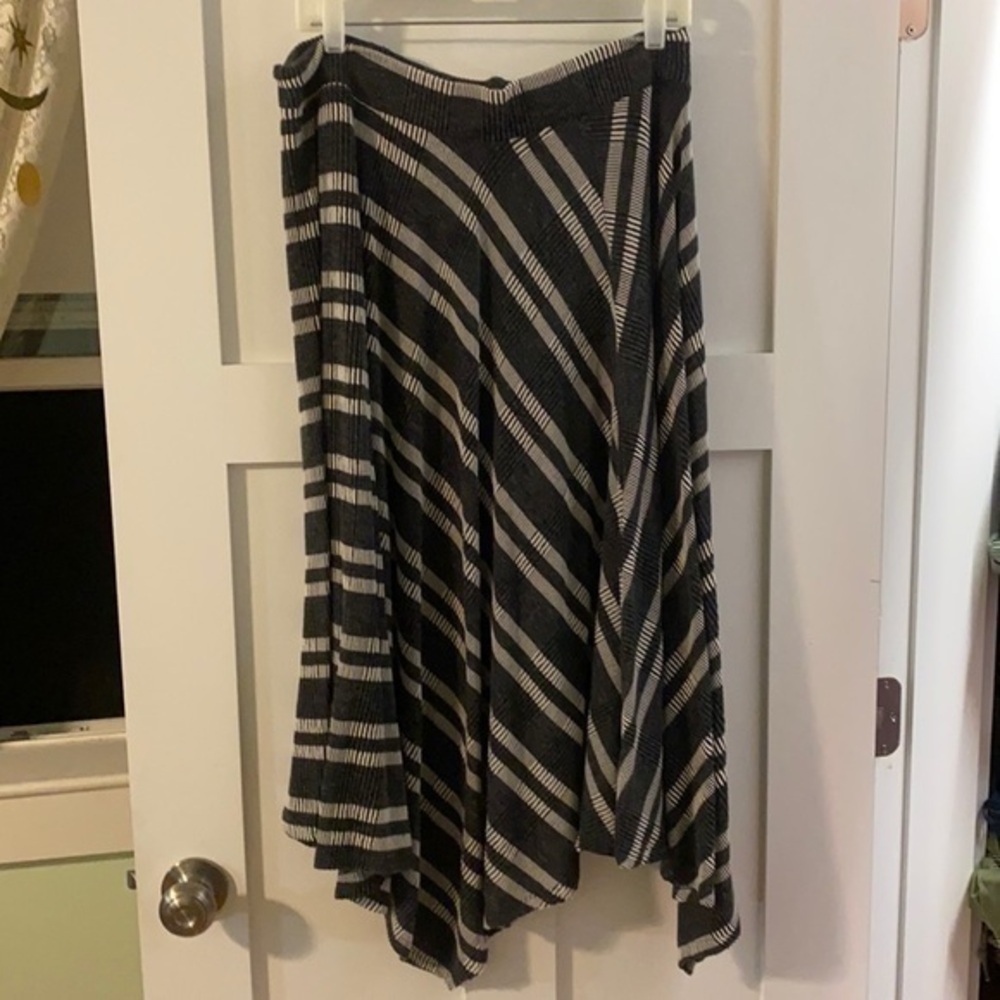 Gap Striped Midi Skirt